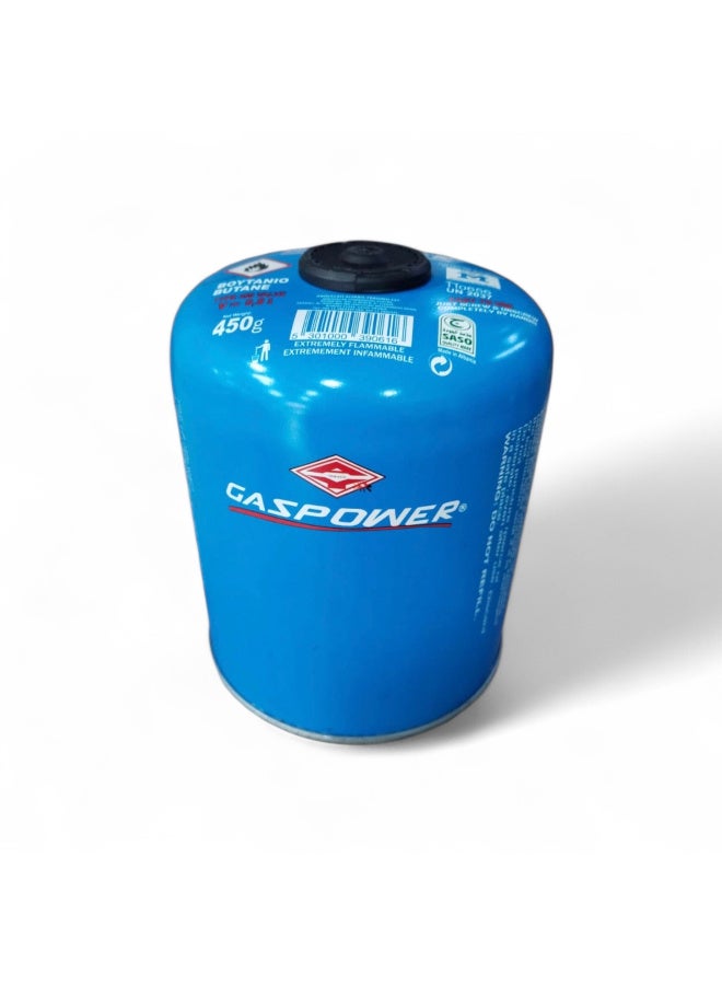GASPOWER 1 Pieces of Large Outdoor Camping Butane Gas 450g - Image 1